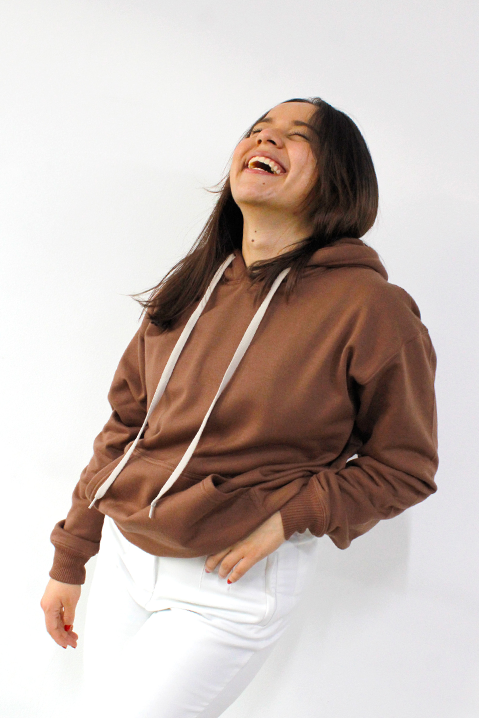 Hoodie canela