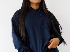 Hoodie azul marino