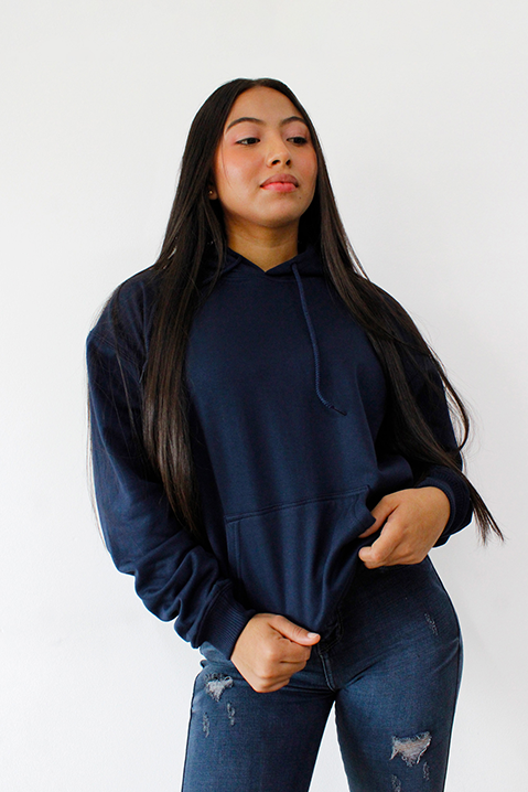 Hoodie azul marino